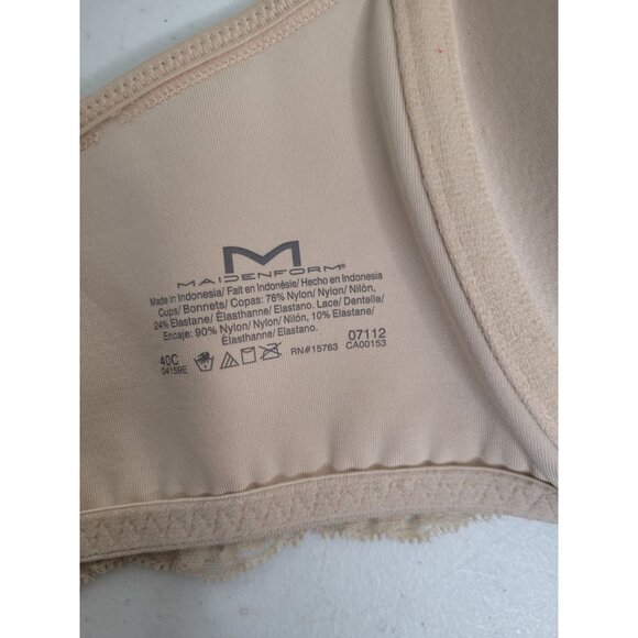 Victorias Secret IPEX Wireless Bra 34DD Demi Lace Padded Pink sexy comfort adjus - Picture 6 of 6